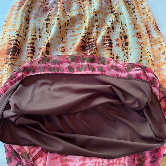 Three Eighty Two Smocked Chest /Tube/ Shoulder Straps Maxi Sz L - Picture 4 of 11